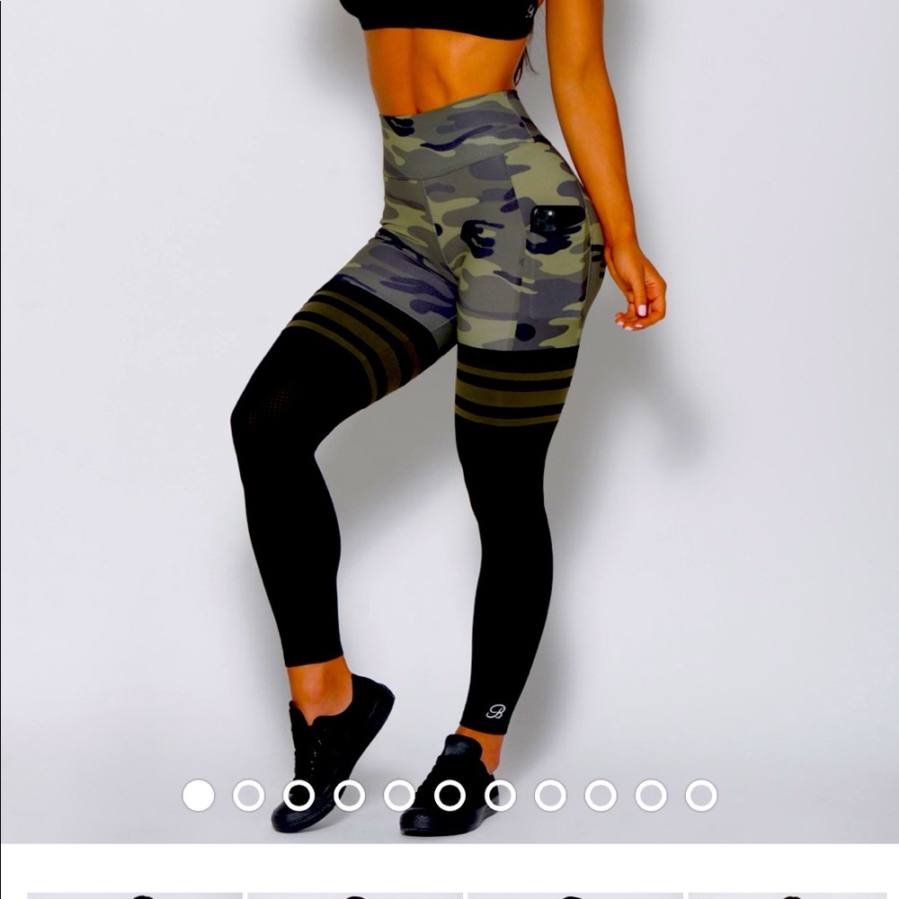 Bombshell Thigh High Camo Pocket Leggings